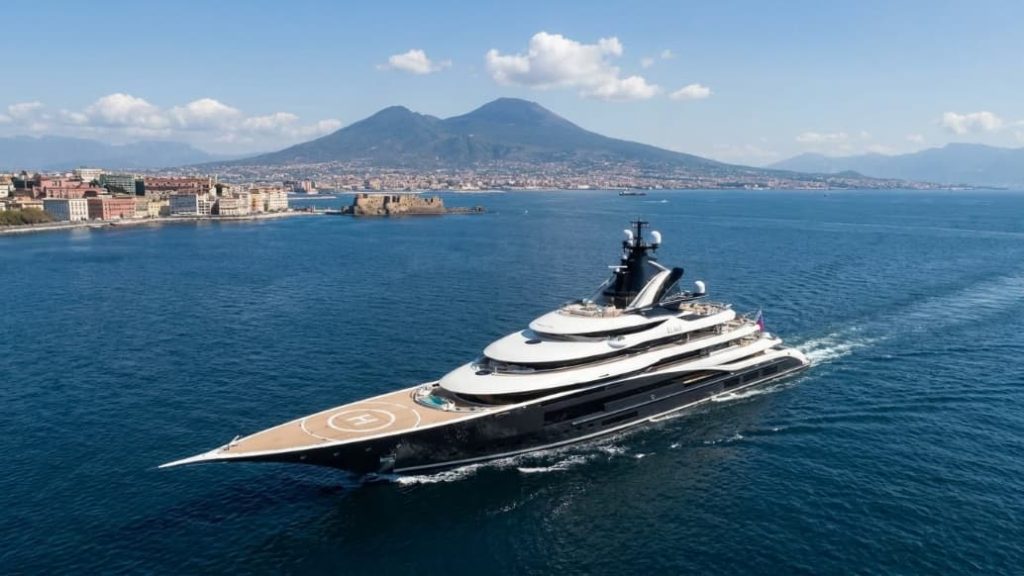 Bay of Naples Lürssen Superyacht luxury yacht charter