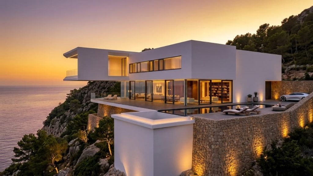 Beautiful Balearic Mansion Photoshoot